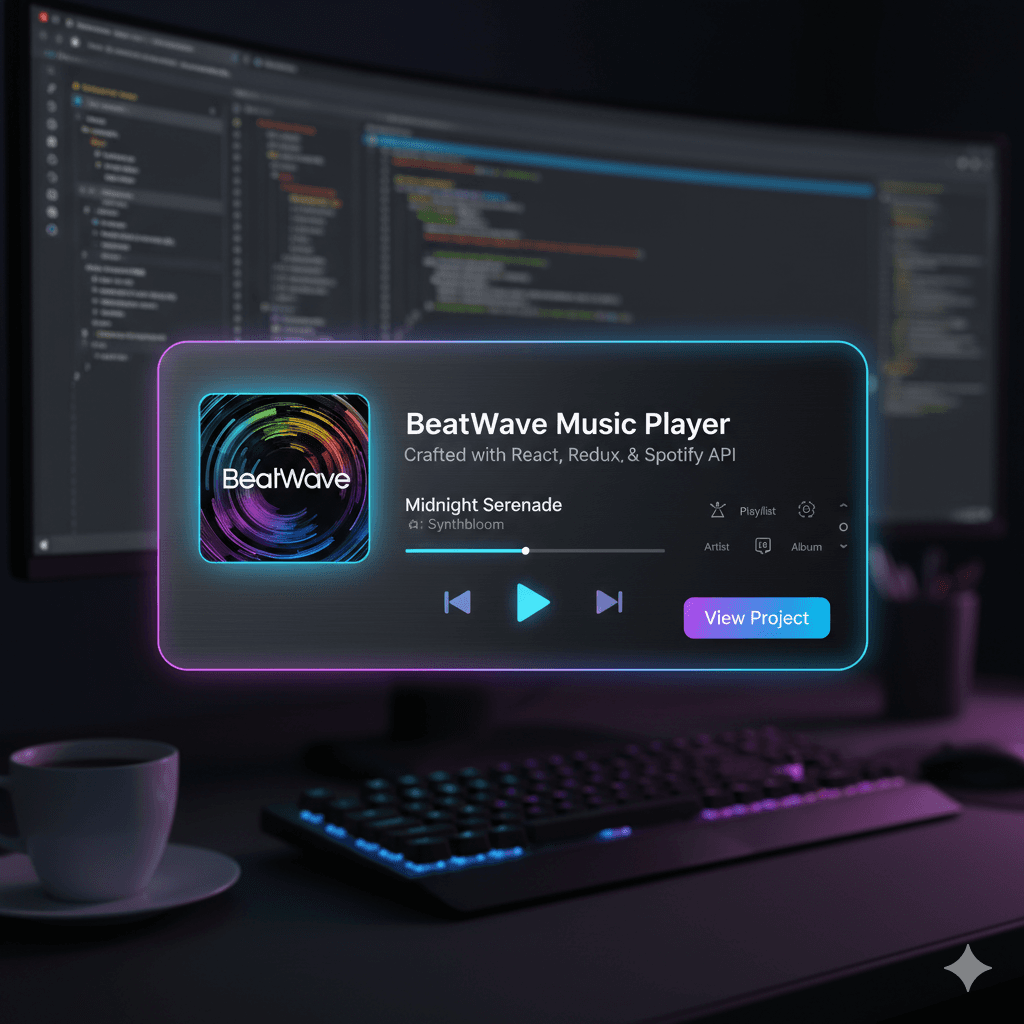 Screenshot of Music App